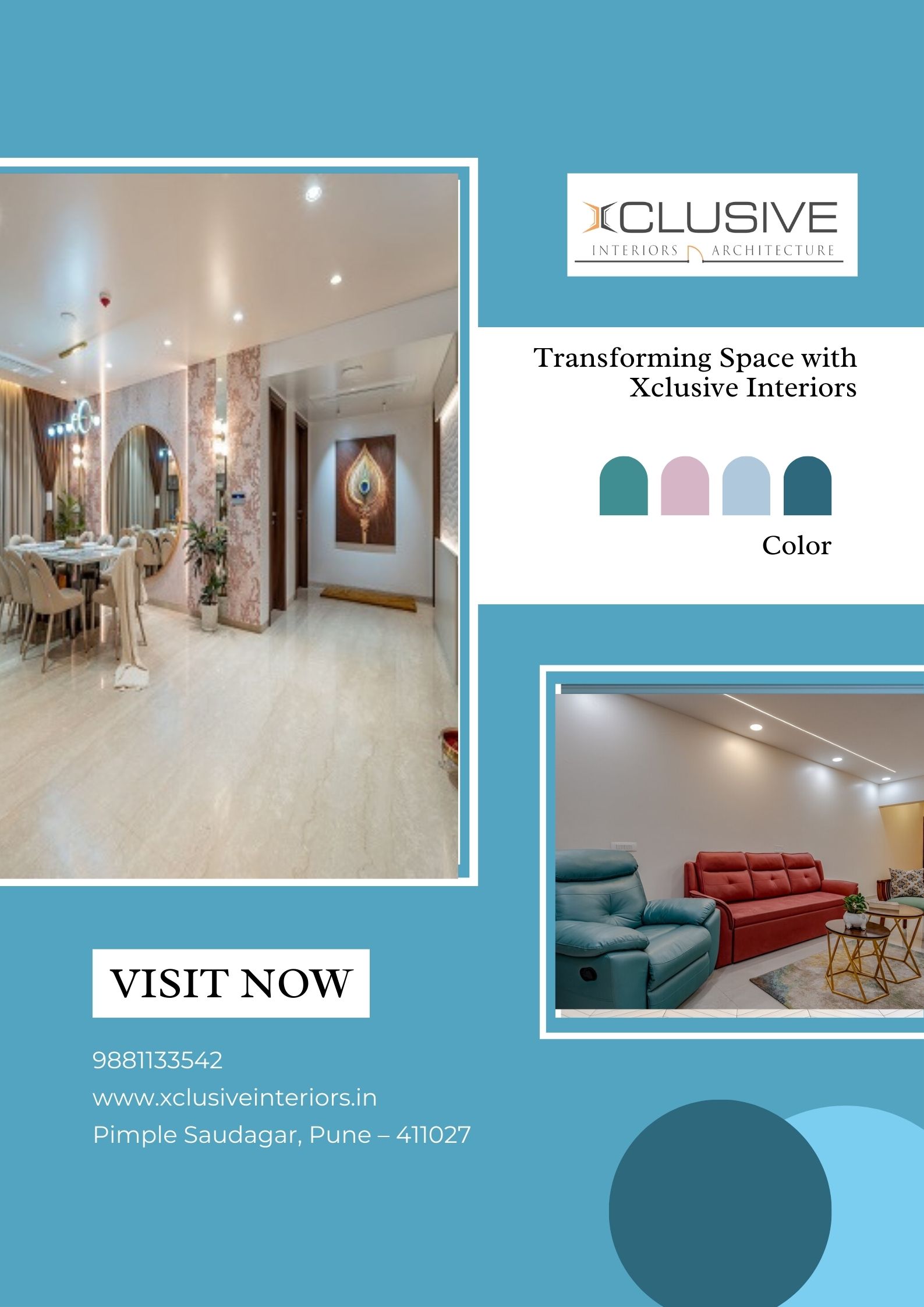 Transforming Spaces with Xclusive Interiors – The Best Interior Designers in Pune